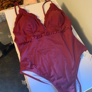 One piece bathing suit